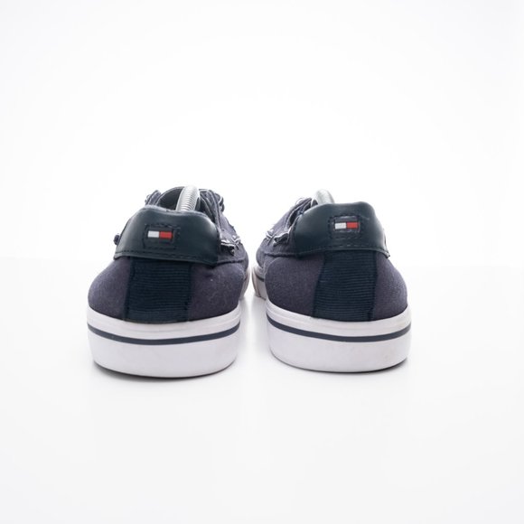 TOMMY HILFIGER navy blue boat shoe Sneaker size 11 - Picture 8 of 11